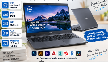 Dell Precision 3551 i7 10850H RAM 8GB SSD 256GB NVIDIA P620 4GB