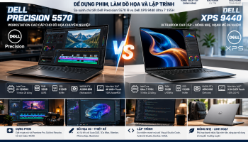 Dell Precision 5570 i9 hay Dell XPS 9440: Laptop Dựng Phim, Lập Trình Tốt Hơn?