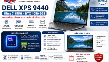 Dell XPS 9440 RTX 4050 phù hợp với phần mềm đồ họa nào?