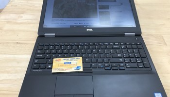 Laptop đồ họa Dell E5580 core i7 7820HQ Ram 8GB SSD 256 GB 15.6 inch Full HD card rời 940MX chuyên thiết kế đồ họa giá rẻ