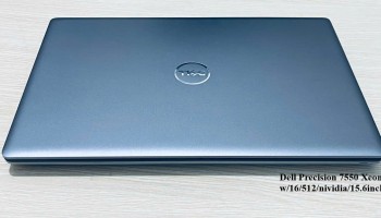 Laptop đô họa dell precision 7550 intel xeonw 10855m ram 32gb ssd 512gb 15.6inch window 10 pro bản quyền