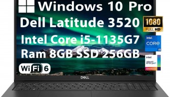 Laptop xách tay Dell Latitude 3520 Core i5-1135G7 Ram 8GB SSD 256GB Màn hình 15.6 Inch FHD