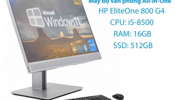 Máy tính bộ văn phòng All-in-One HP EliteOne 800 G4 Core i5-8500 Ram 8GB SSD 256GB Màn hình 23.8 Inch FHD