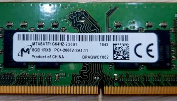 Ram Laptop 4G 8G 16G DDR4 Hàng bóc máy chính hãng