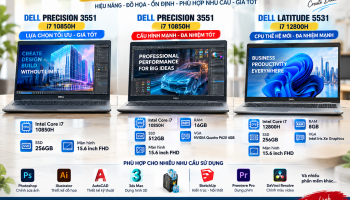 So sánh Dell Precision 3551 i7 10850H và Latitude 5531 i7 12800H