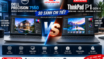 So sánh Dell Precision 7560 và ThinkPad P1 Gen 4 4K Touch