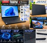 Thinkpad X1 carbon gen 10 i7 1280p ram 32gb ssd 1TB 14inch Full HD cảm ứng ips win 11