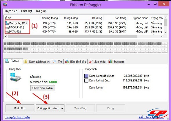 Cách chống phân mảnh ổ cứng khi laptop hp mới mua chạy chậm