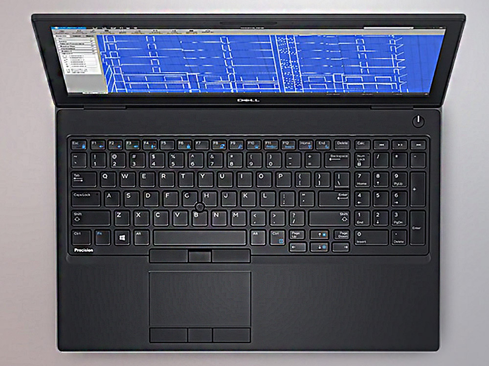 Dell Precision 7530 i7-8850H Ram 16GB SSD 512GB  VGA rời P1000 (4GB) Màn Hình 15.6 Inch FHD IPS