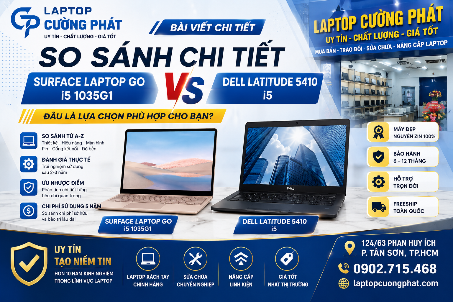 Laptop Cường Phát có uy tín không? Đánh giá chất lượng laptop và trải nghiệm mua hàng thực tế