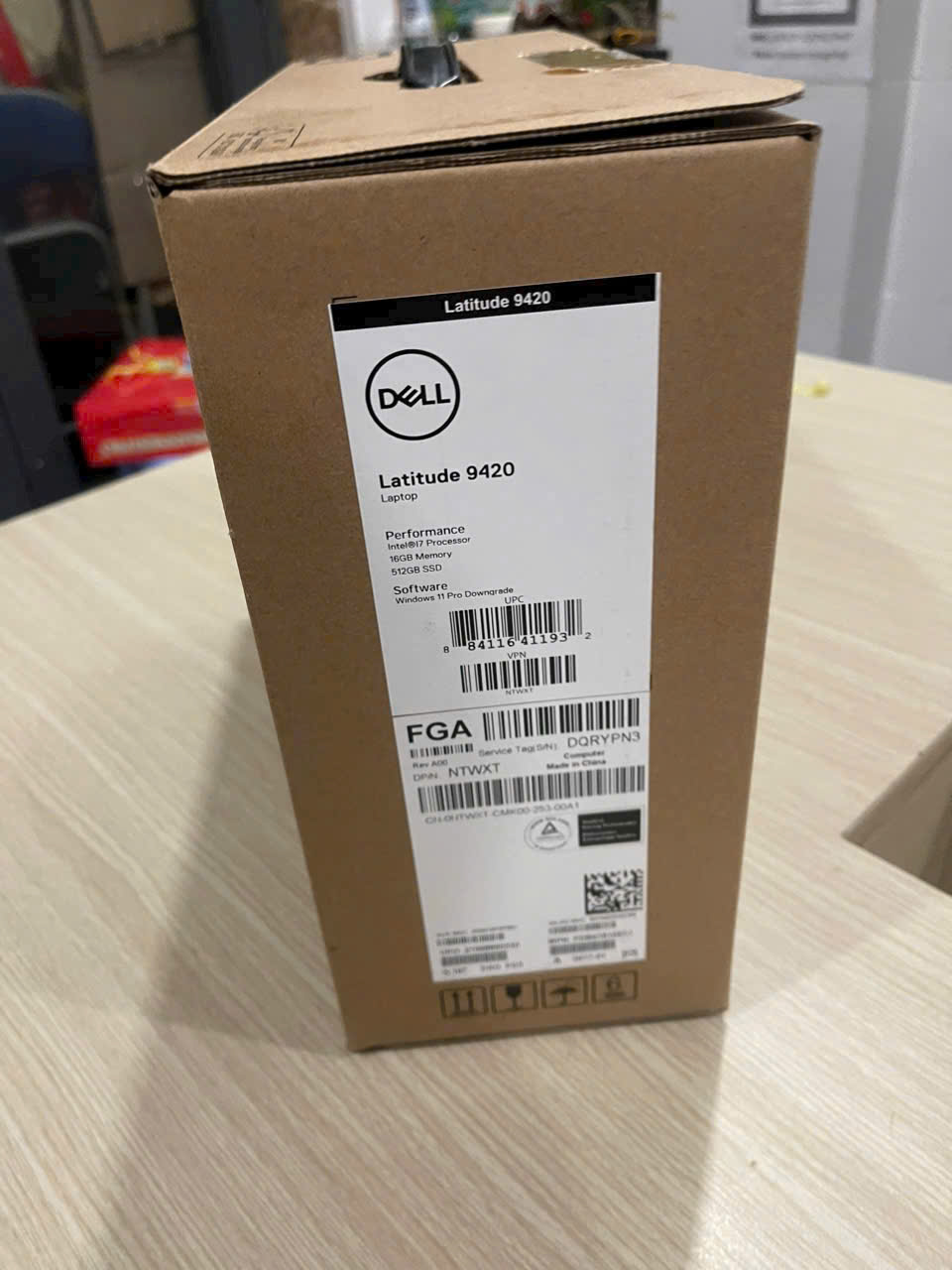 laptop xach tay Dell E9420 i7 1185G7 ram 16gb ssd 512gb 14 inch Full hD (NEW SEAL FULL BOX)