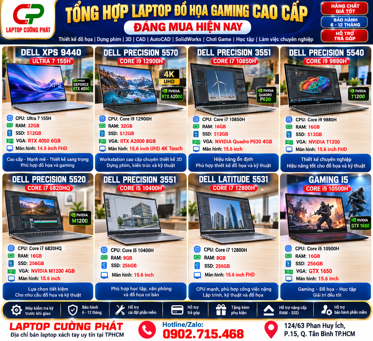 Top Laptop Đồ Họa Gaming Đáng Mua Hiện Nay | Laptop Cường Phát