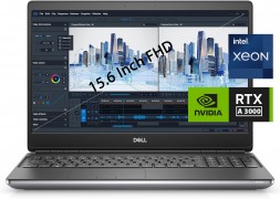 Laptop đồ họa Dell Precision 7560 Intel Xeon W-11855M Ram 32GB SSD 1TB VGA rời RTX A3000 Màn hình 15.6 Inch FHD