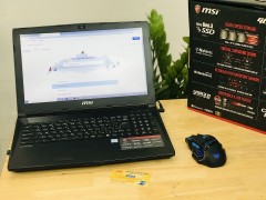 Laptop Gaming MSI GL62 6QC Core i5 6300HQ Ram 8GB SSD 128GB HDD1tb VGA Nividia 940MX chuyên game giá rẻ