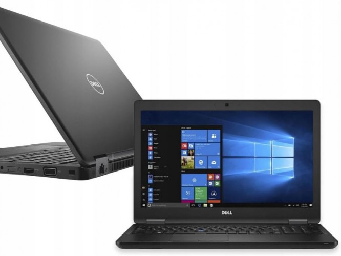 Laptop đồ họa Dell Latitude E5580 Core i7-7820HQ Ram 8GB SSD 256GB Màn hình 15.6 Inch FHD