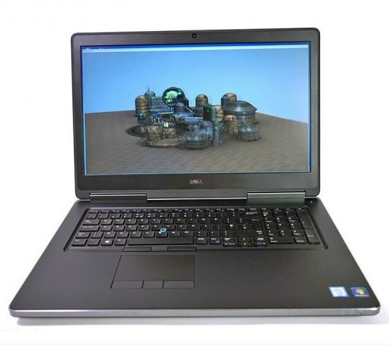 Laptop đồ họa Dell Precision 7710 xeon E3 1535M Ram 16gb SSD 512GB 17.3 inch UtrahD 2K card M4000 chuyên thiết kế đồ họa giá rẻ